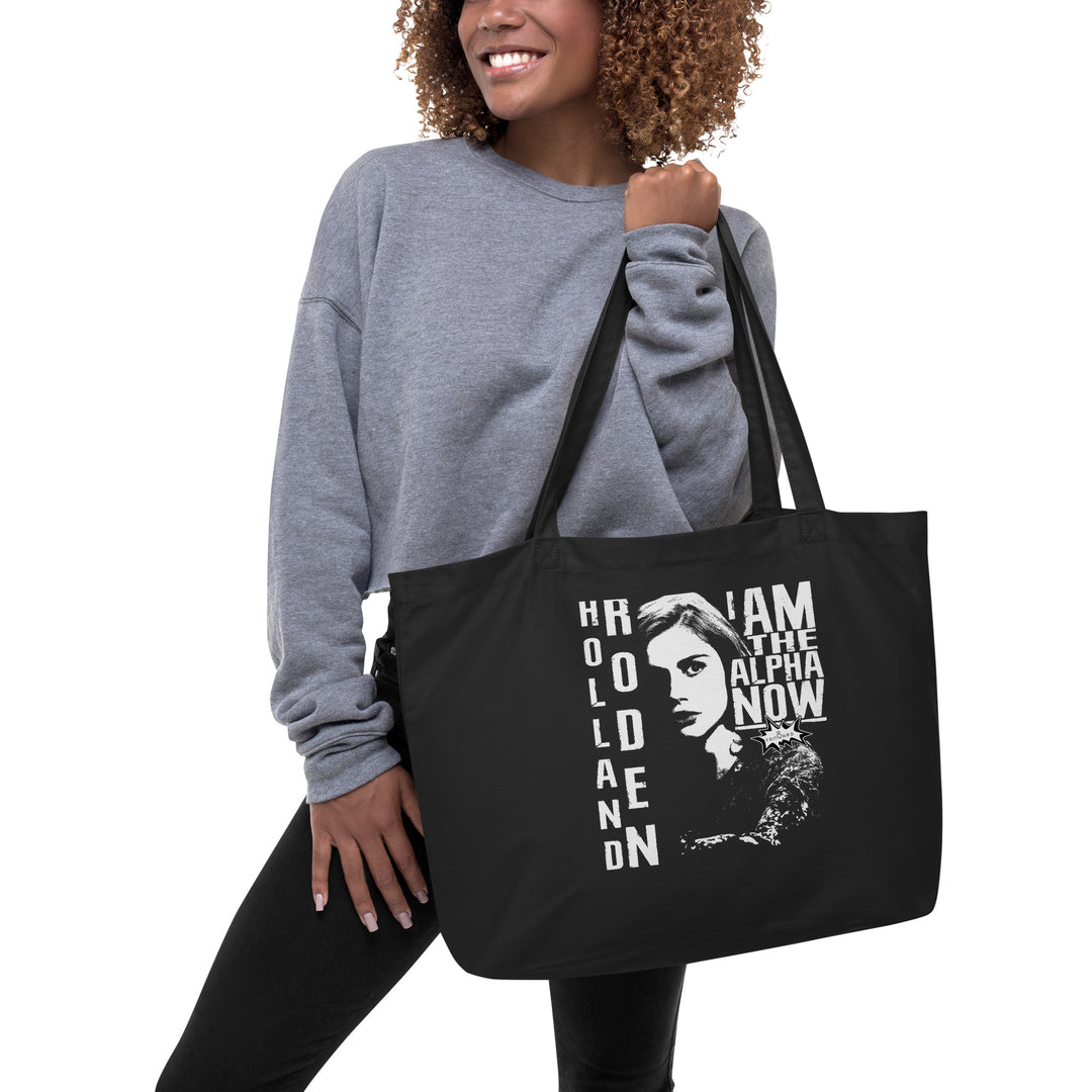 HOLLAND'S "I'M THE ALPHA NOW" - EXCLUSIVE LARGE ORGANIC TOTE BAG