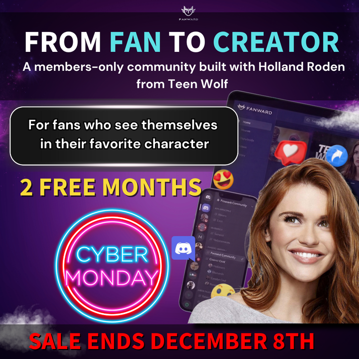 Holland Roden | Fanward Membership + Creator Community