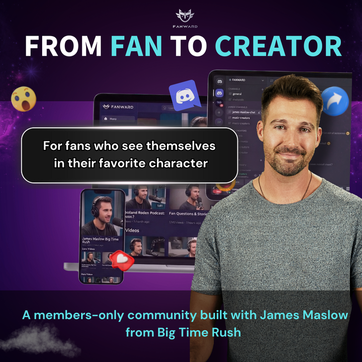 James Maslow | Fanward Membership + Creators Community
