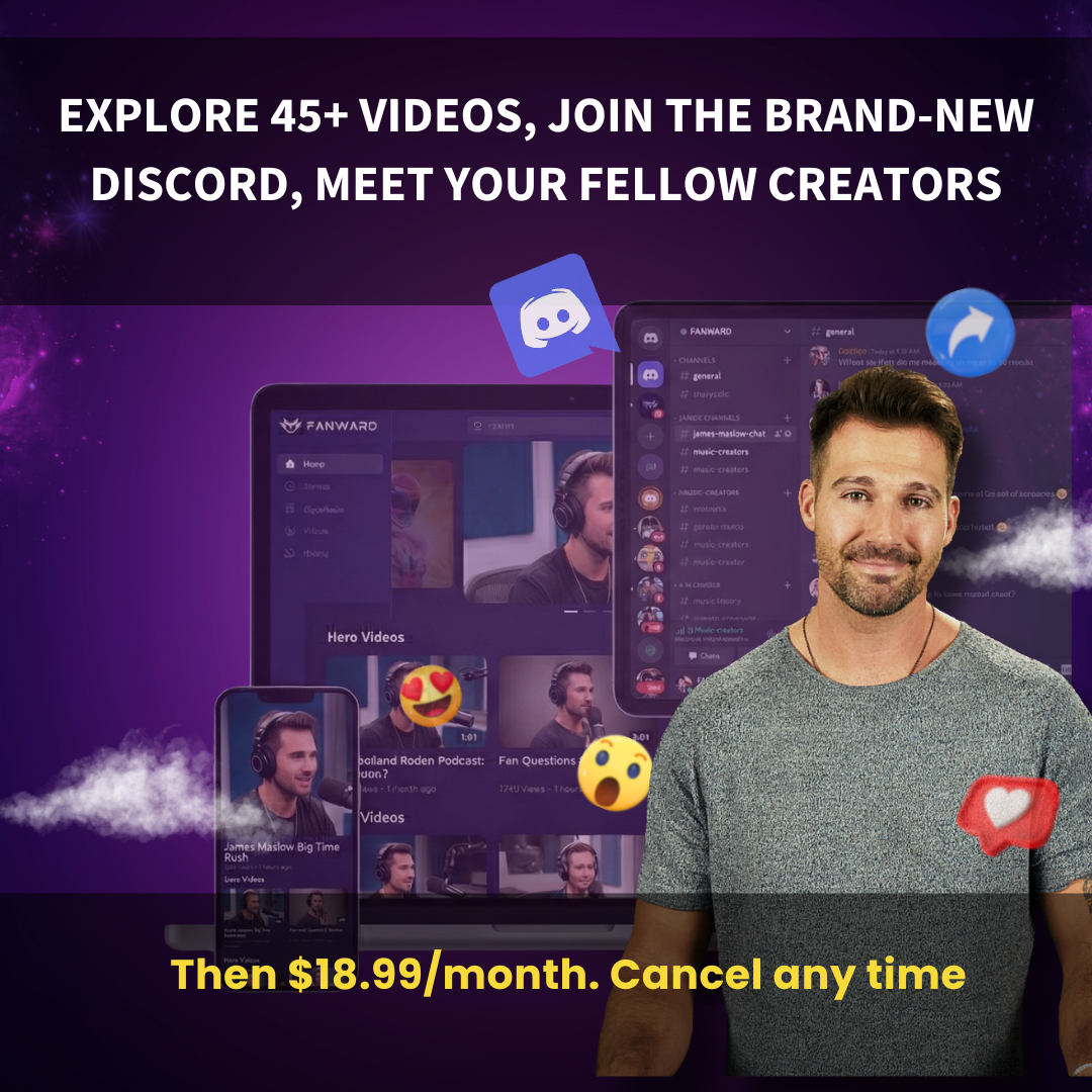 James Maslow | Fanward Membership + Creators Community