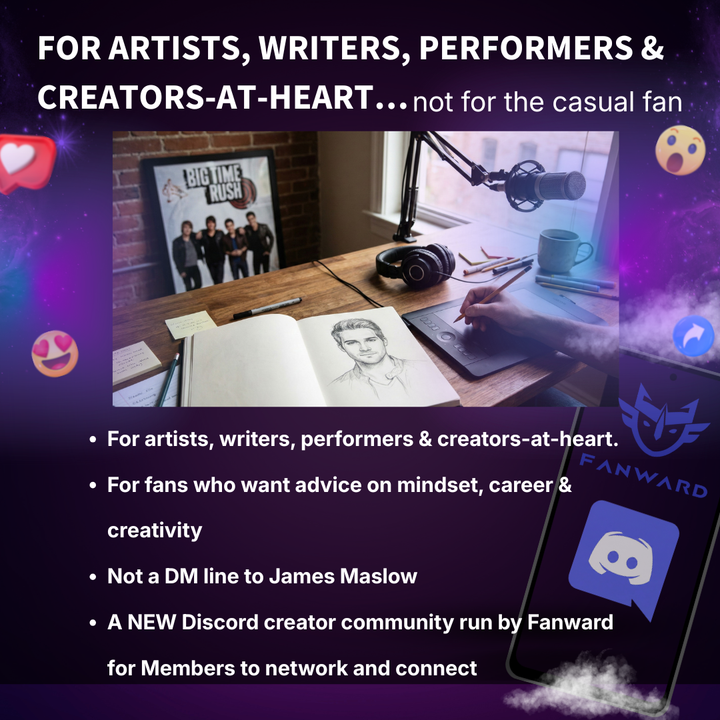 James Maslow | Fanward Membership + Creators Community