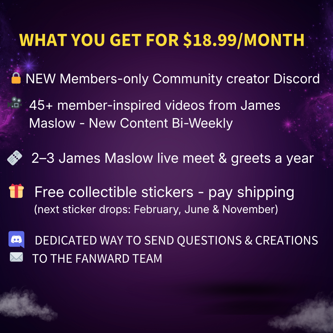 James Maslow | Fanward Membership + Creators Community