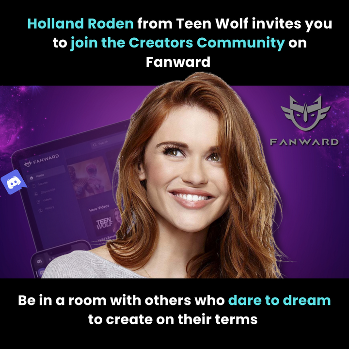 Holland Roden |  Fanward Creators Community Membership |