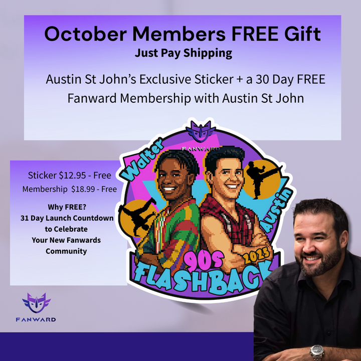 Austin St John | Fanward Membership + FREE Members Gift | Just Pay Shipping