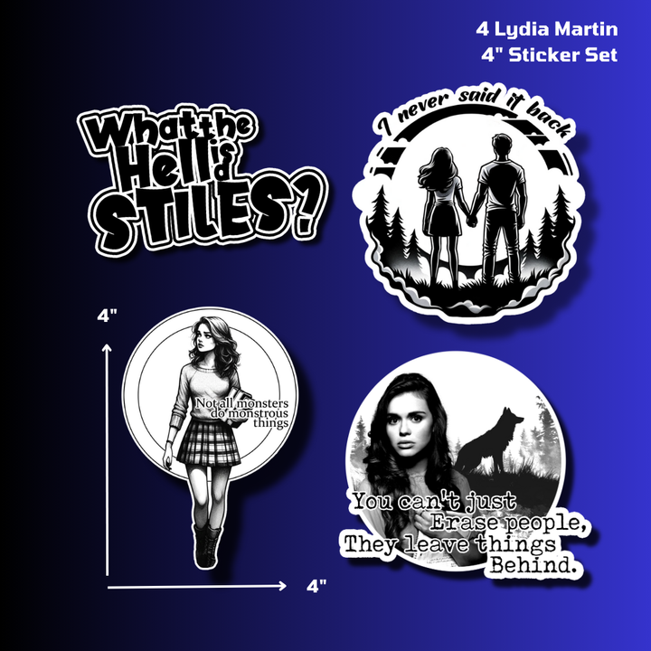 Holland Roden - Lydia Martin Quote Sticker Pack + FREE Photocard