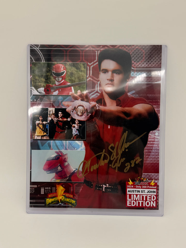 Austin St John Autograph  | Autograph on a 8x10 of Iconic Power Ranger Scenes