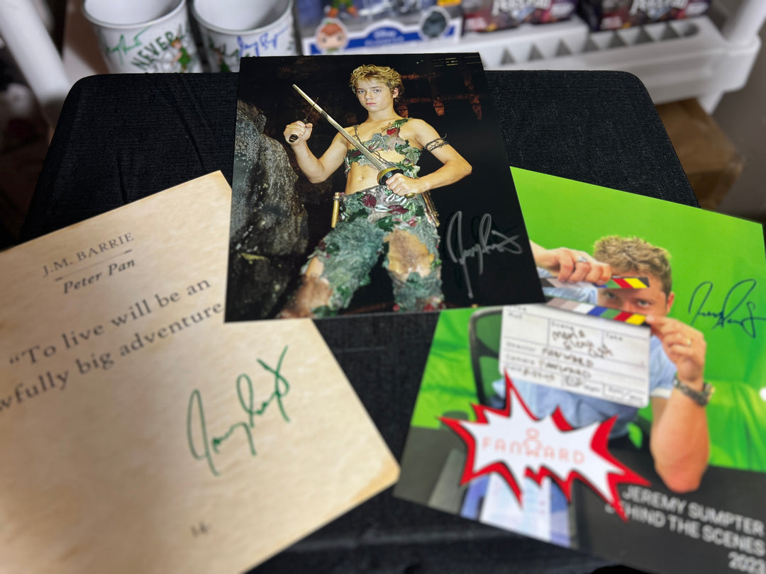 Exclusive 20th Anniversary Christmas  Peter Pan & Jeremy Sumpter Autographed 8x10 Collection (3-Pack)