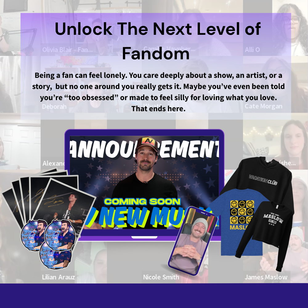 James Maslow | Fanward Membership + FREE Members Gift