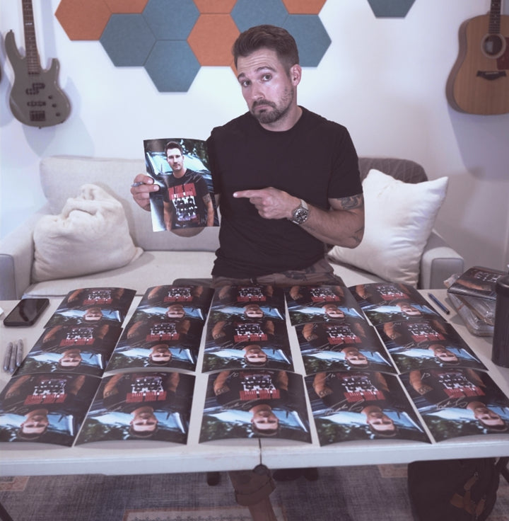 Get your James Maslow Exclusive Signed 8x10  (only 300 printed) + PLUS get the 28-piece sticker set of the 2024 tour stickers as a FREE BONUS! - (total value: $351)