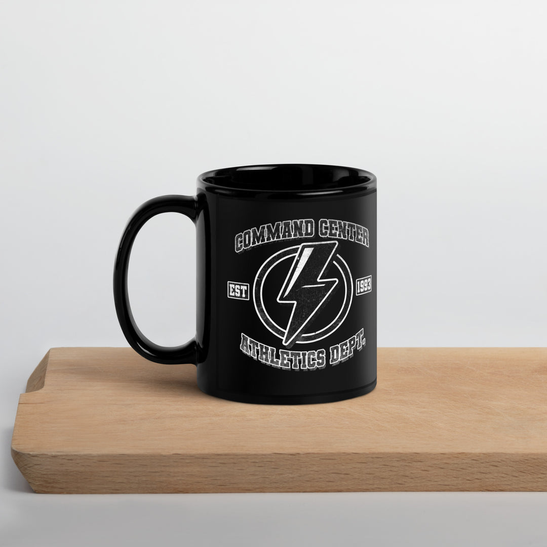 "COMMAND CENTER ATHLETICS " - EXCLUSIVE BLACK GLOSSY MUG