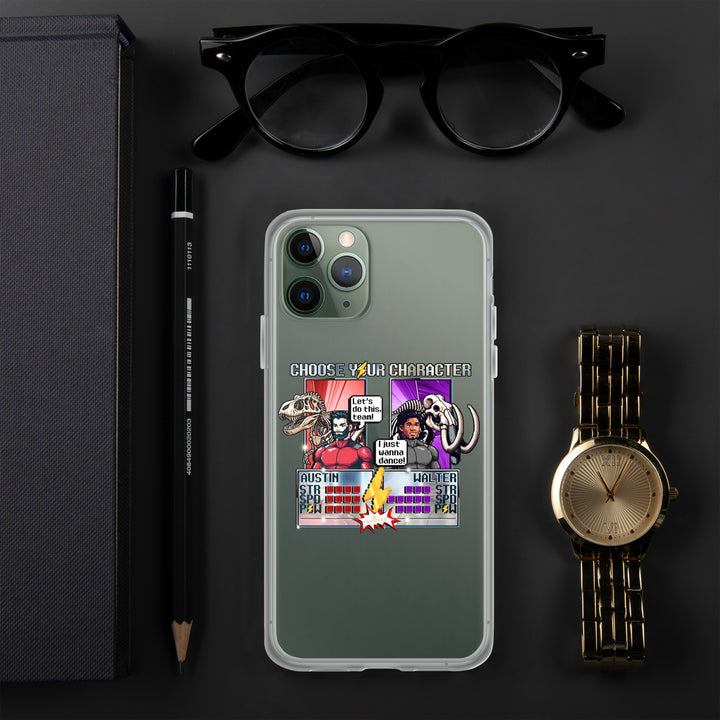 Walter & Austin's "16 Bit Choose Your Character" - Exclusive Clear Case for iPhone®