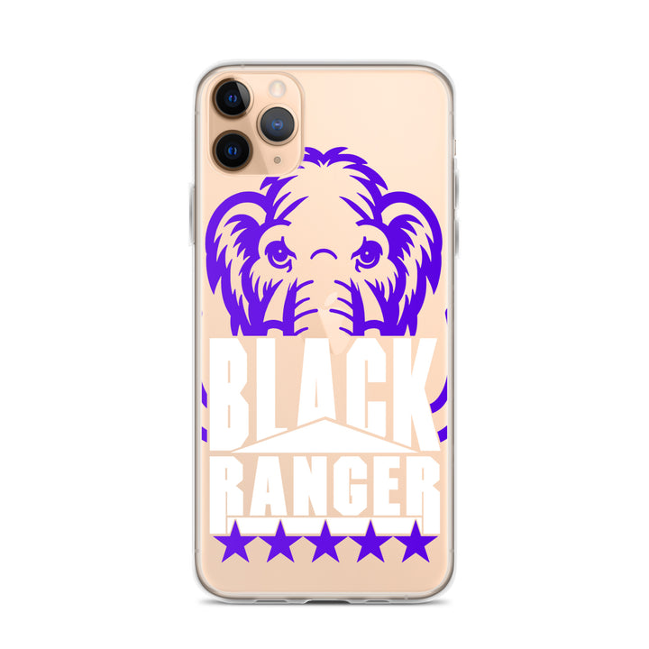 "BLACK RANGER - MASTADON" - EXCLUSIVE CLEAR CASE FOR IPHONE®
