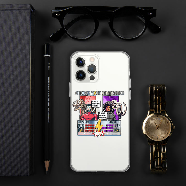 Walter & Austin's "16 Bit Choose Your Character" - Exclusive Clear Case for iPhone®