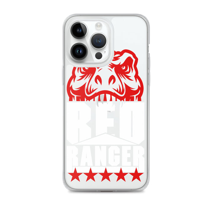 "RED RANGER - TYRANNOSAURUS" - EXCLUSIVE CLEAR CASE FOR IPHONE®