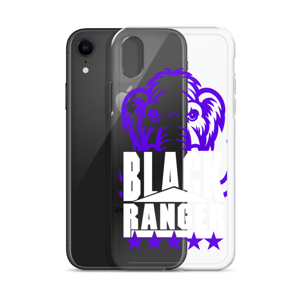 "BLACK RANGER - MASTADON" - EXCLUSIVE CLEAR CASE FOR IPHONE®