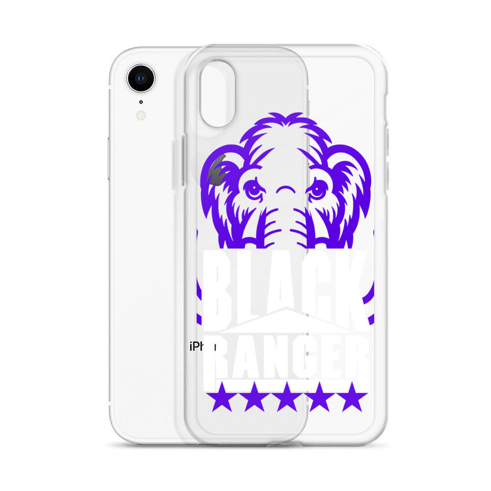 "BLACK RANGER - MASTADON" - EXCLUSIVE CLEAR CASE FOR IPHONE®