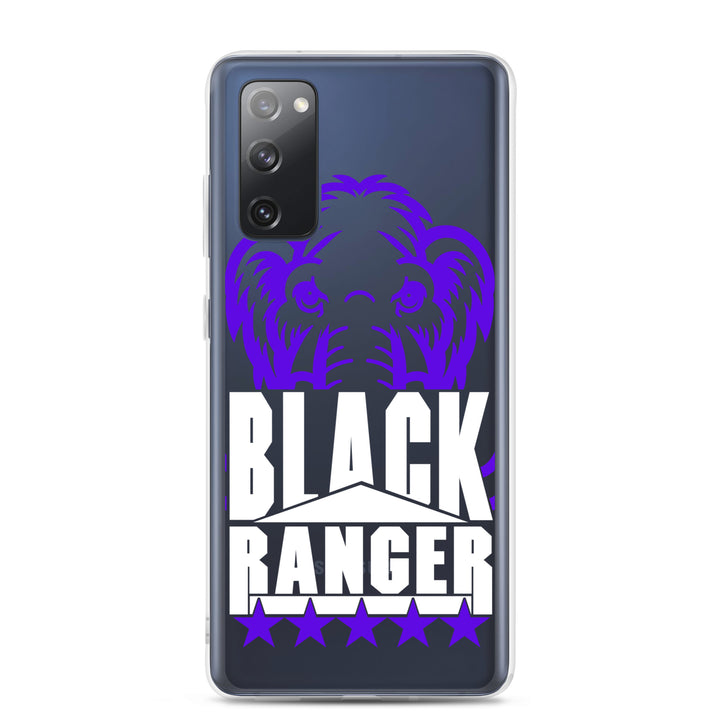 "BLACK RANGER - MASTADON" - EXCLUSIVE CLEAR CASE FOR SAMSUNG®