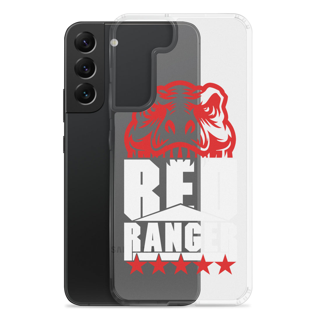 "RED RANGER - TYRANNOSAURUS" - EXCLUSIVE CLEAR CASE FOR SAMSUNG®