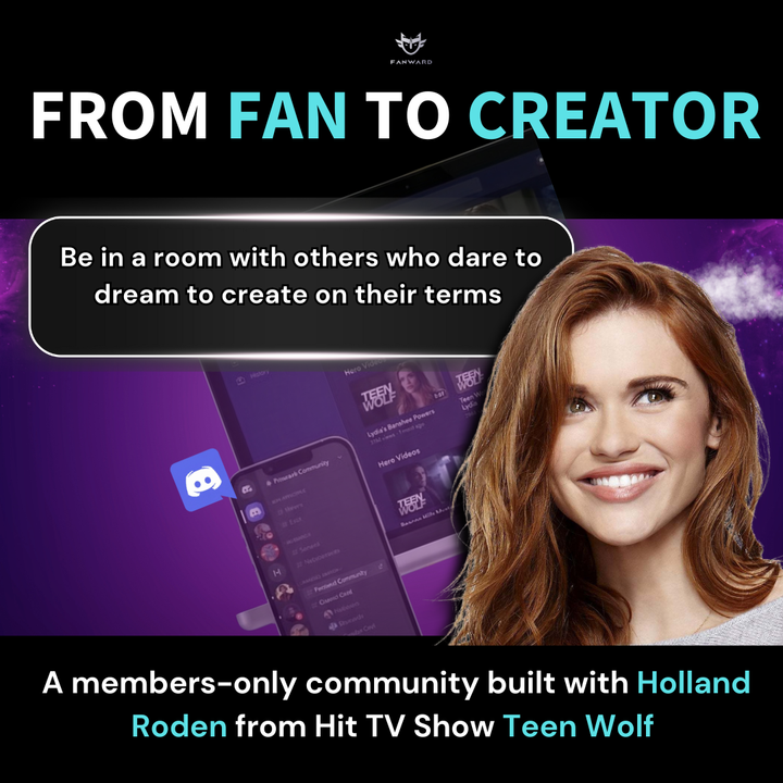 Holland Roden |  Fanward Creators Community Membership |