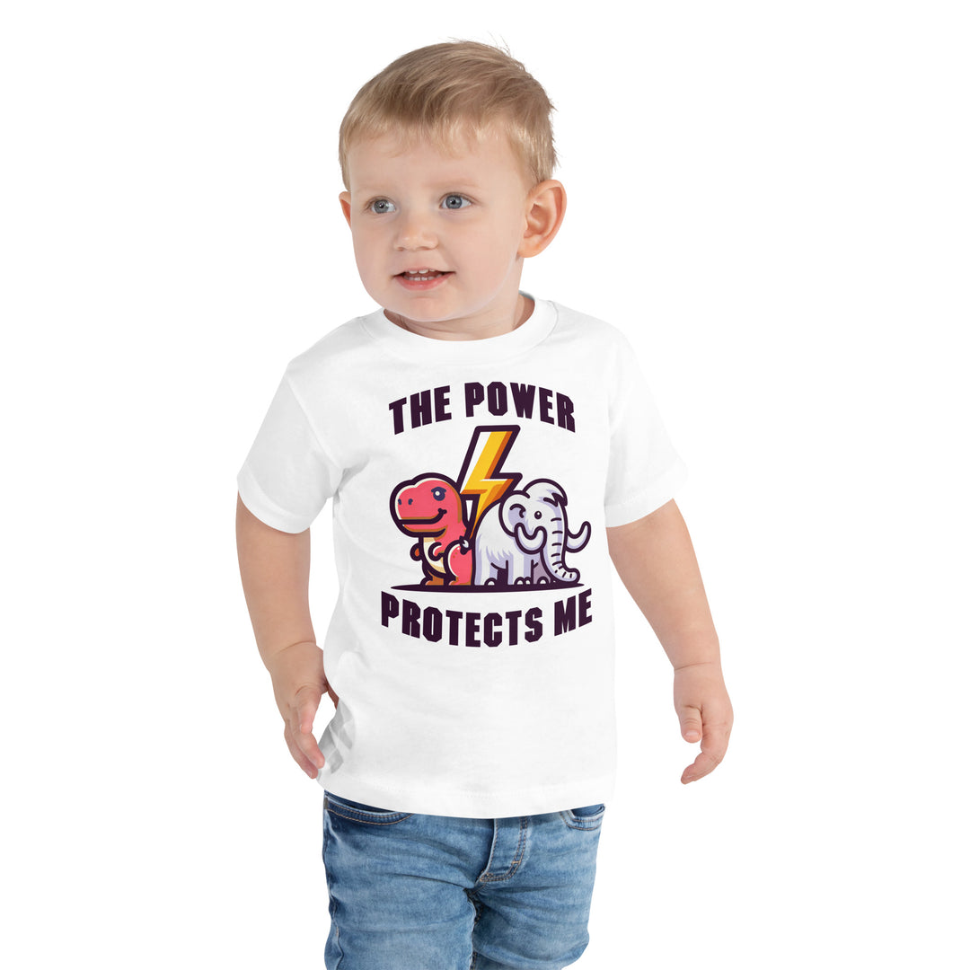 "THE POWER PROTECTS ME" - TODDLER SHORT SLEEVE TEE