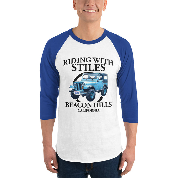 HOLLAND'S "RIDING WITH STILES" - EXCLUSIVE UNISEX 3/4 SLEEVE BASEBALL SHIRT