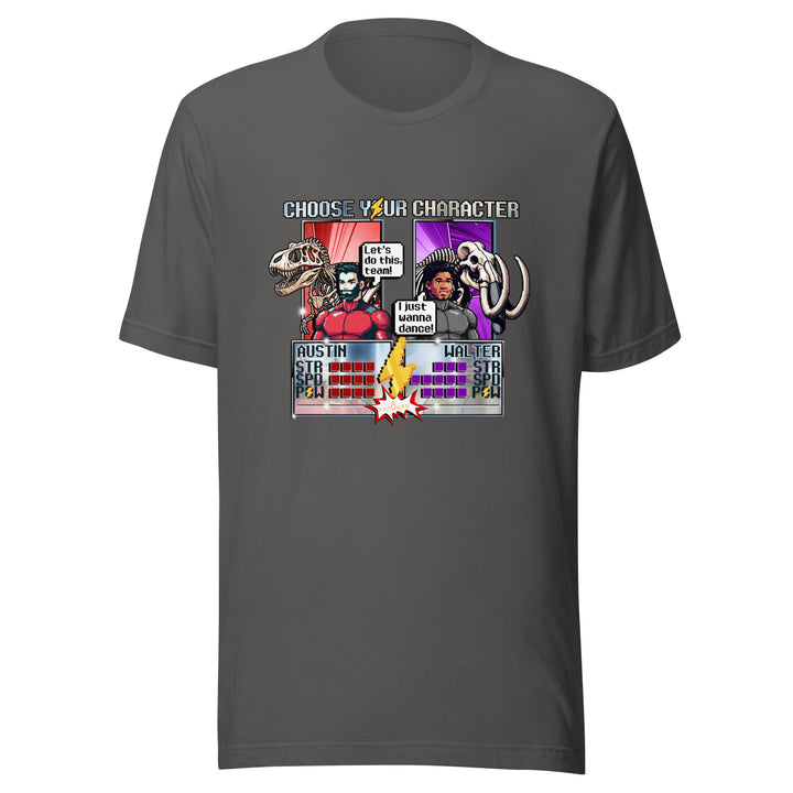 Walter & Austin's "16 Bit Choose Your Character" - Exclusive Unisex t-shirt