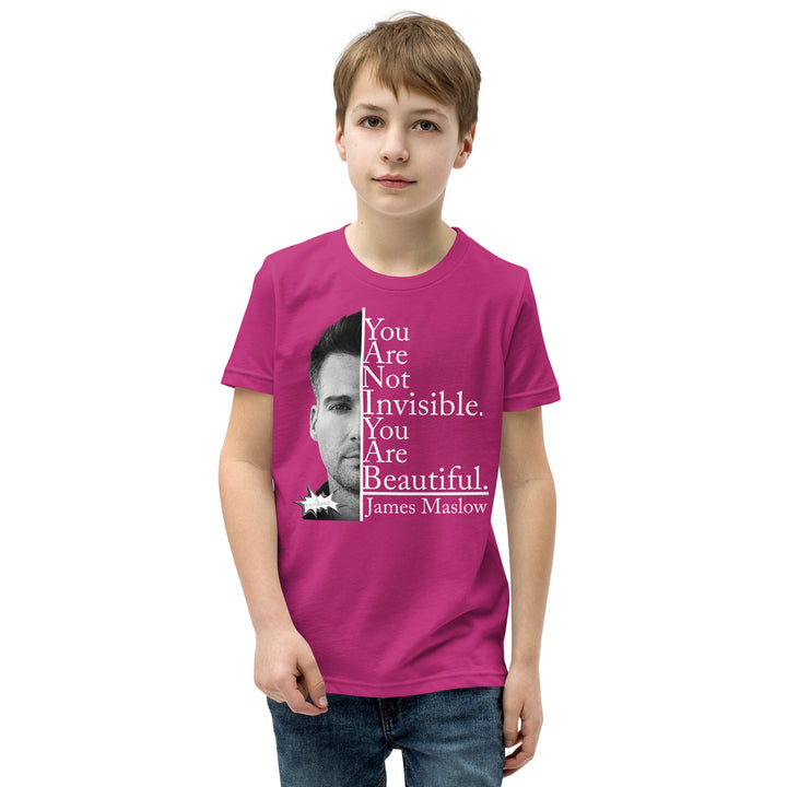 James' "I See you - You are Beautiful (Dark)" - EXCLUSIVE Youth Short Sleeve T-Shirt