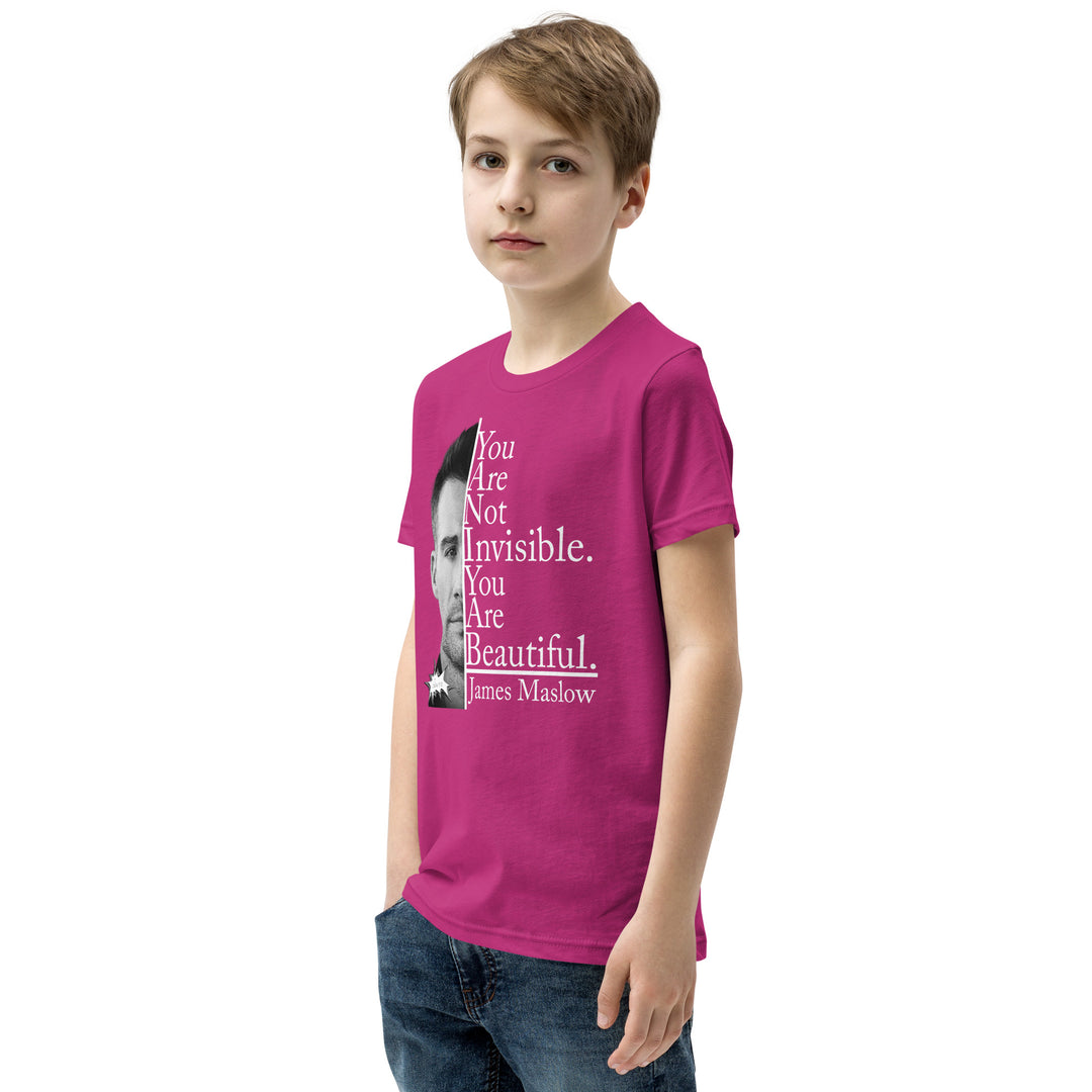 James' "I See you - You are Beautiful (Dark)" - EXCLUSIVE Youth Short Sleeve T-Shirt