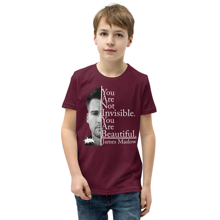 James' "I See you - You are Beautiful (Dark)" - EXCLUSIVE Youth Short Sleeve T-Shirt