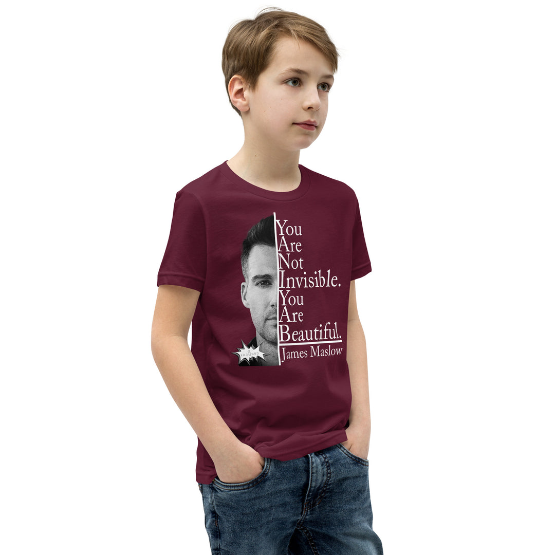 James' "I See you - You are Beautiful (Dark)" - EXCLUSIVE Youth Short Sleeve T-Shirt