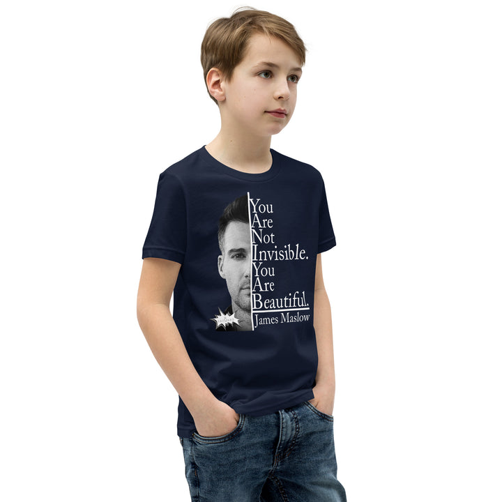 James' "I See you - You are Beautiful (Dark)" - EXCLUSIVE Youth Short Sleeve T-Shirt